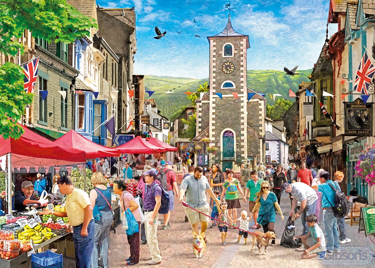 Gibsons legpuzzel Keswick - Czes Pachela (1000 stukjes)