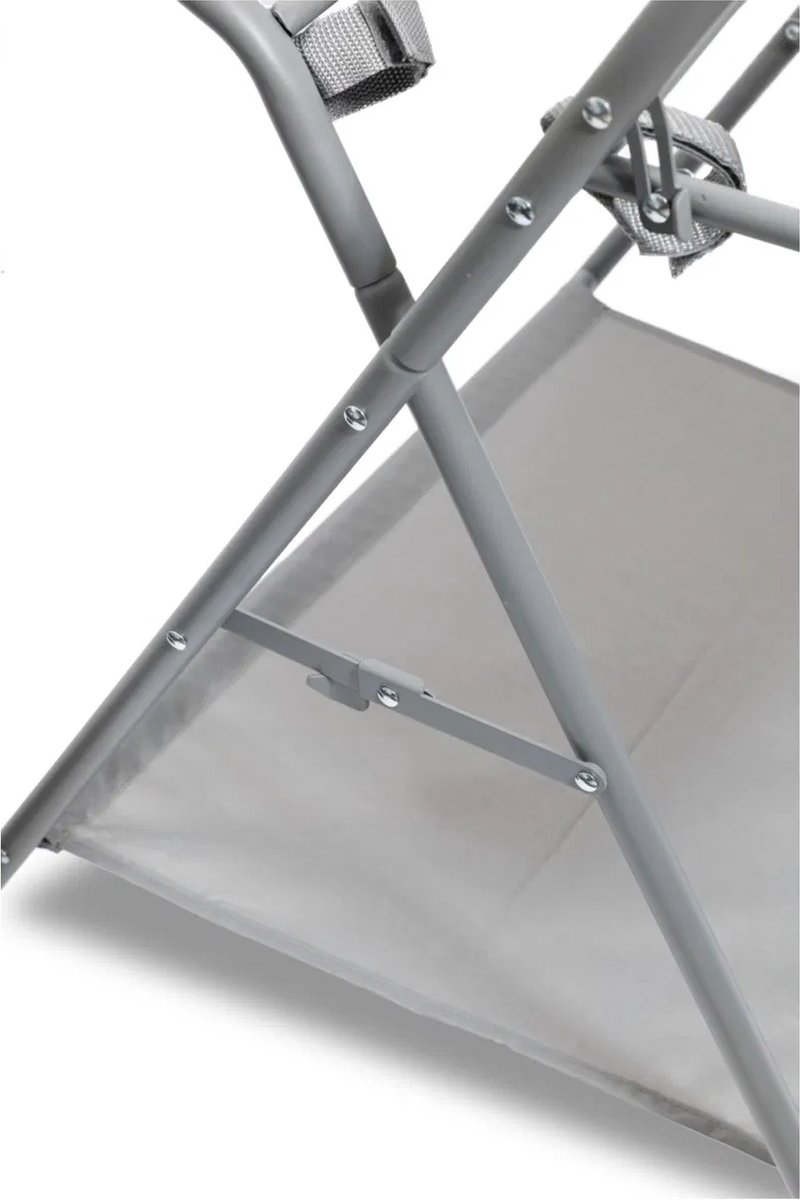 Twistshake Babybadkuip en kussen, opvouwbare badkuip kussen, babybad, licht, draagbaar, gemakkelijk te reinigen, ergonomisch design, BPA- en BPS-vrij, wit/grijs