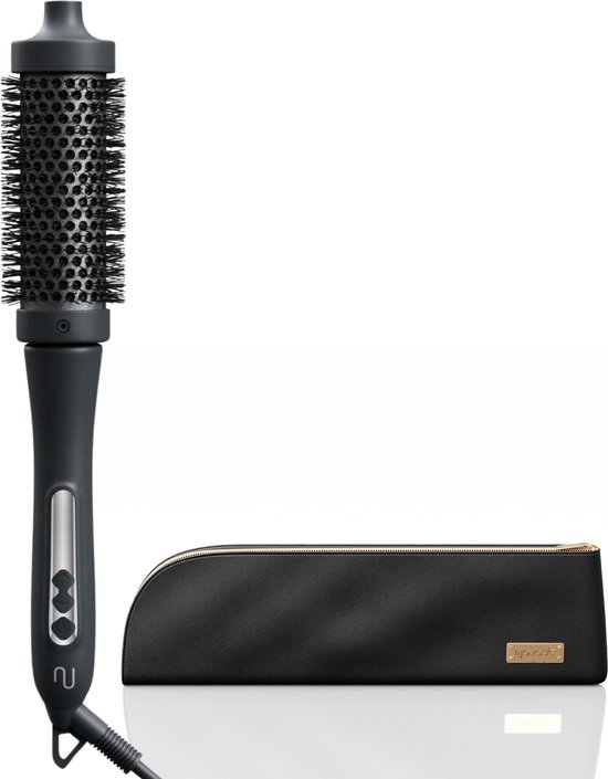 Navado Thermal brush 38mm - Levenslange garantie - Keramische warmteborstel - Bounce Brush met luxe etui - 3 meter salonkabel - Fohnborstel Hot brush - Krulborstel en stijlborstel
