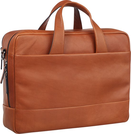 Mallette Professionnelle LEONHARD HEYDEN Hannover - 2 Compartiments, Pour Ordinateur, Noir