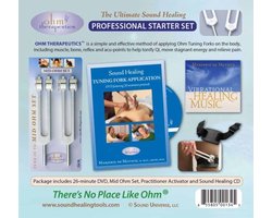Stemvorkpakket 'Professional Starter Set' voor beginners, aluminium, Ohm Therapeutics
