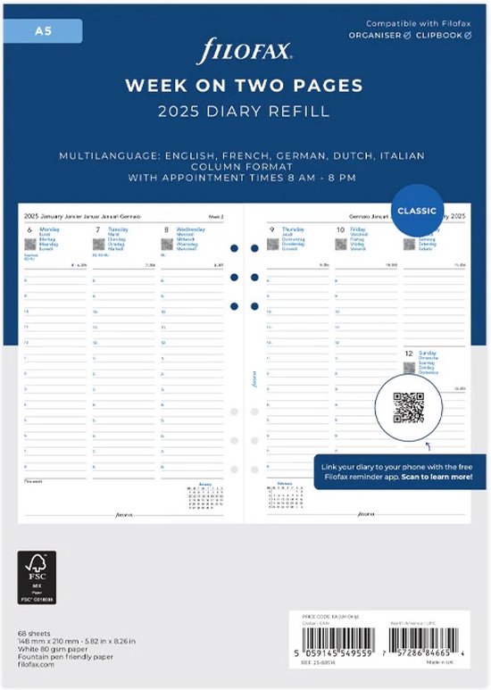 agendavulling met een 7 dagen/ 2 pagina indeling agendavulling met een 7 dagen/ 2 pagina indeling