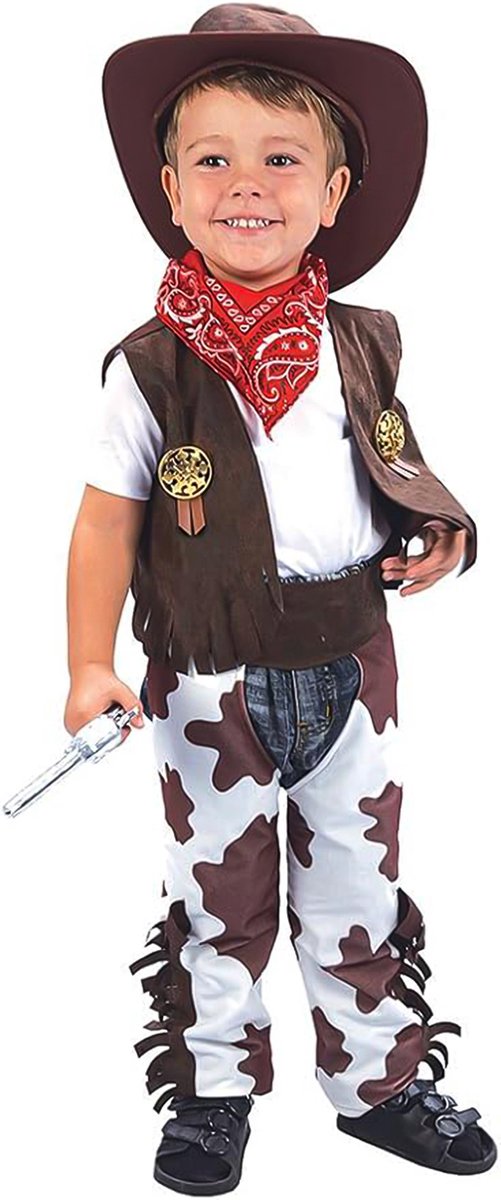 Verkleedkostuum Luxe Cowboy voor jongens Carnavalskleding - Verkleedkleding - 110/116