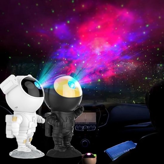 Projecteur d'astronaute AnyPrice® - Projecteur de ciel étoilé - Projecteur d'étoiles - Projecteur de galaxie - Projecteur Star - Avec télécommande - Zwart