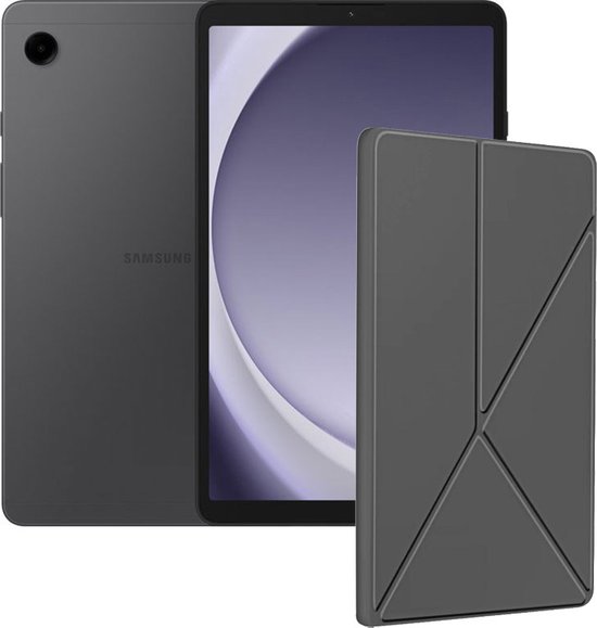 Samsung Galaxy Tab A9 - 64GB - 8.7 inch - Gray + Samsung Book Cover