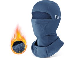 YONO Bivakmuts Sport - Balaclava Fleece - Ski Mask - Helm Muts - Motor - Fiets - Winter - Donkerblauw