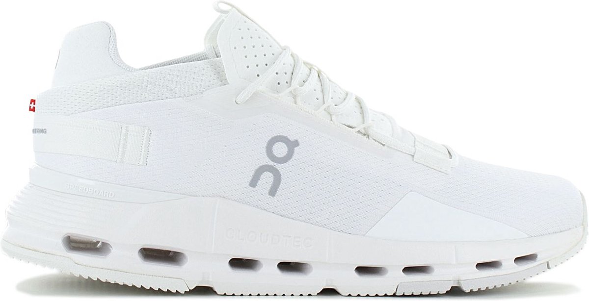 ON Running Cloudnova 2 - Heren Sneakers Schoenen All-White 3ME30210108 - Maat EU 42 US 8.5
