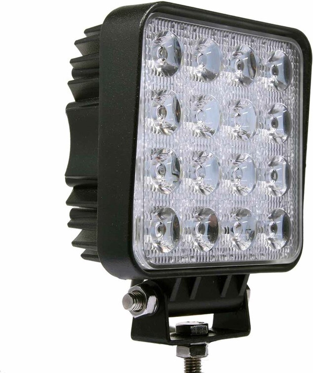 48 Watt LED Werklamp Vierkant 12-24 Volt