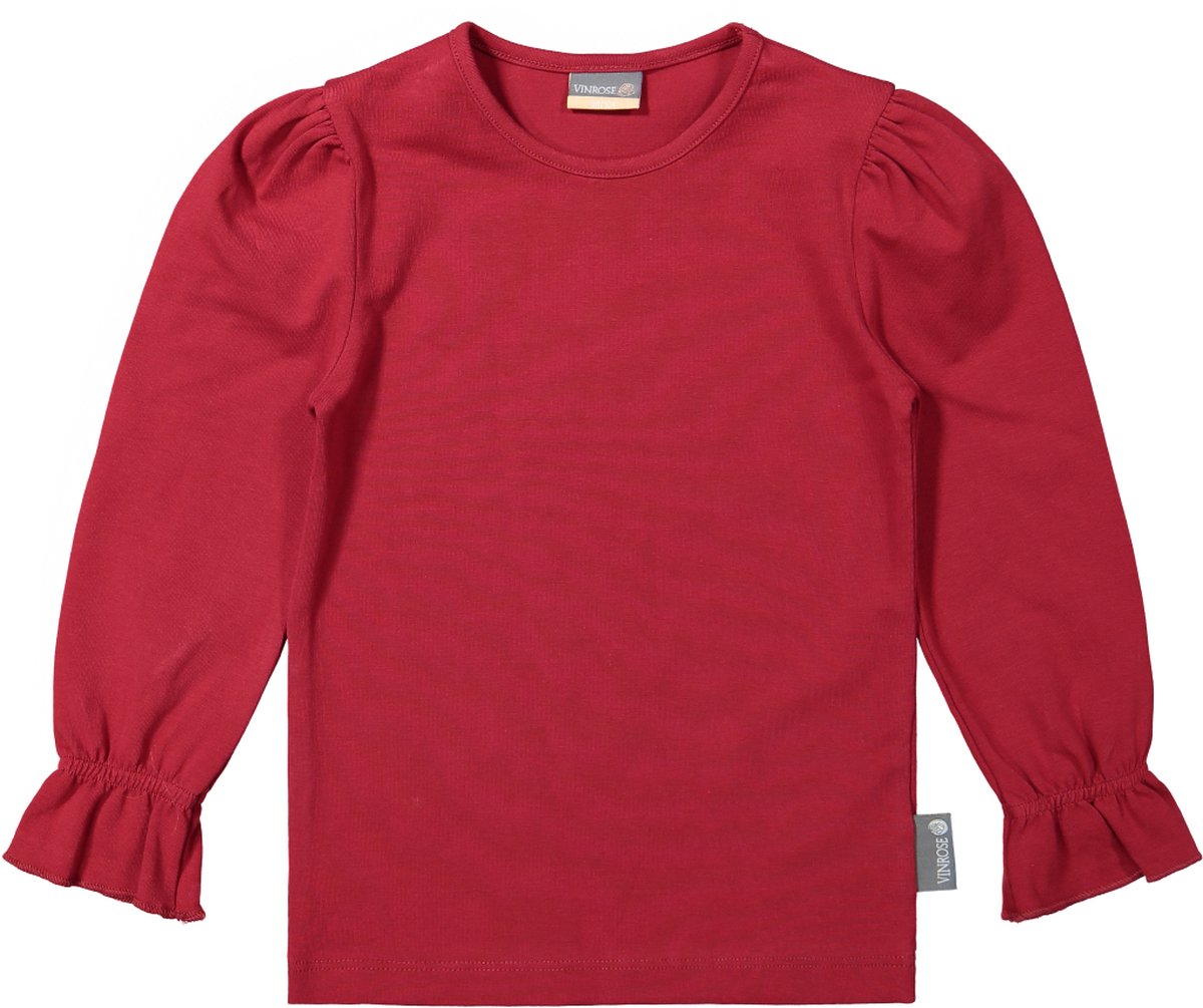 Vinrose longsleeve maat 146/152 rio red