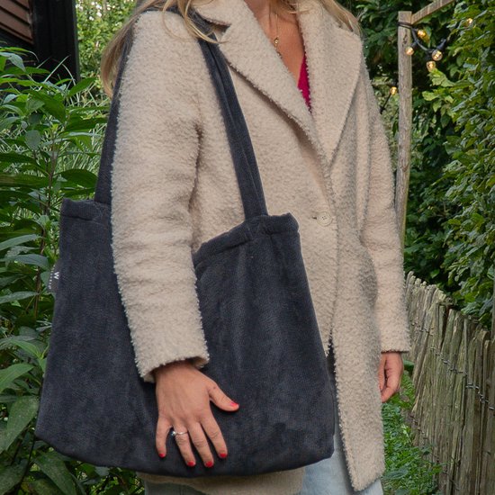 Wallabag Structure Corduroy Black van WALLABAG — afbeelding 4