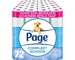 Page toiletpapier - 72 rollen - Compleet Schoon wc papier - met een vleugje katoen