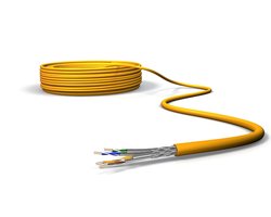 Verlegekabel UC1500 HS22, Cat 7A, S/FTP, PiMF, orange, 100m Ring