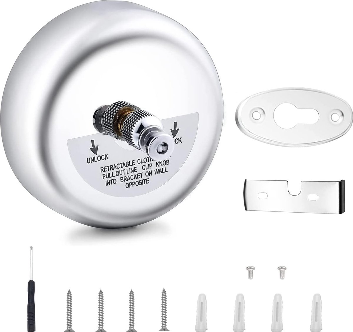 Goedkoopste Lexium Waslijn Uittrekbaar - Waslijn - Waslijndraad - Waslijn Roldrooglijn - Waslijn Uiterkbaar