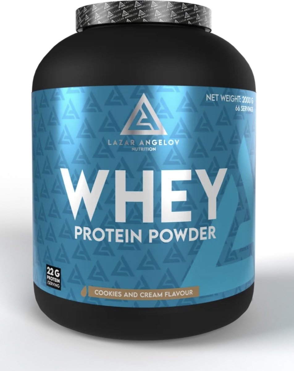 Goedkoopste Lazar Angelov Whey protein powder Cookies & cream – 2000g