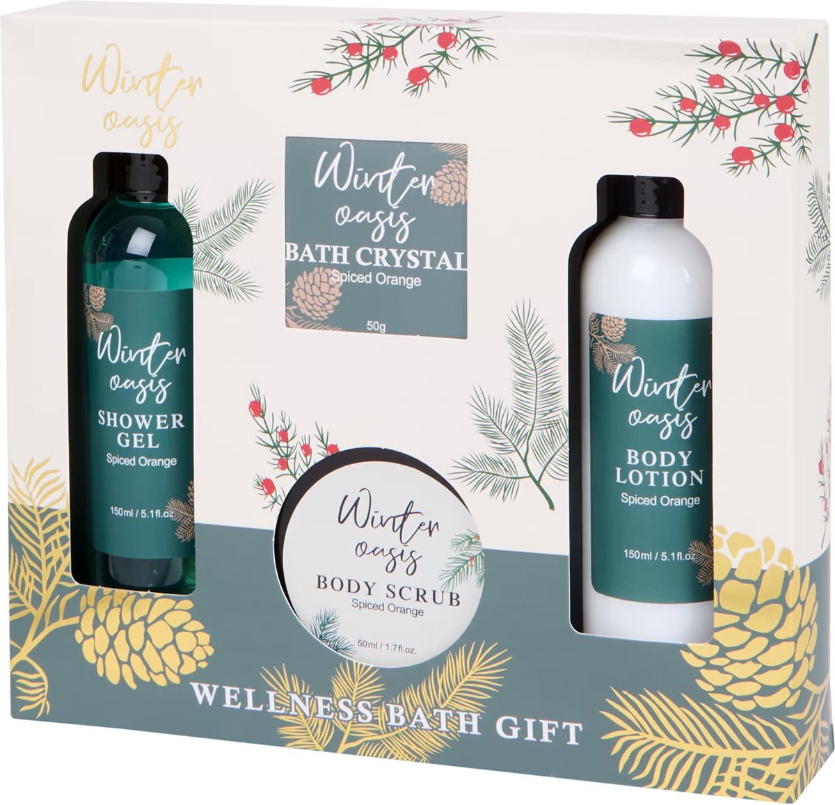 Goedkoopste Wellness giftset 4-delig