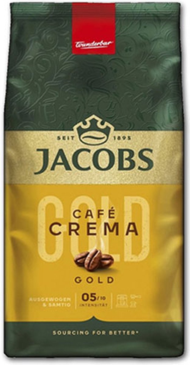 Goedkoopste Jacobs - Cafe Crema Gold Bonen - 1kg