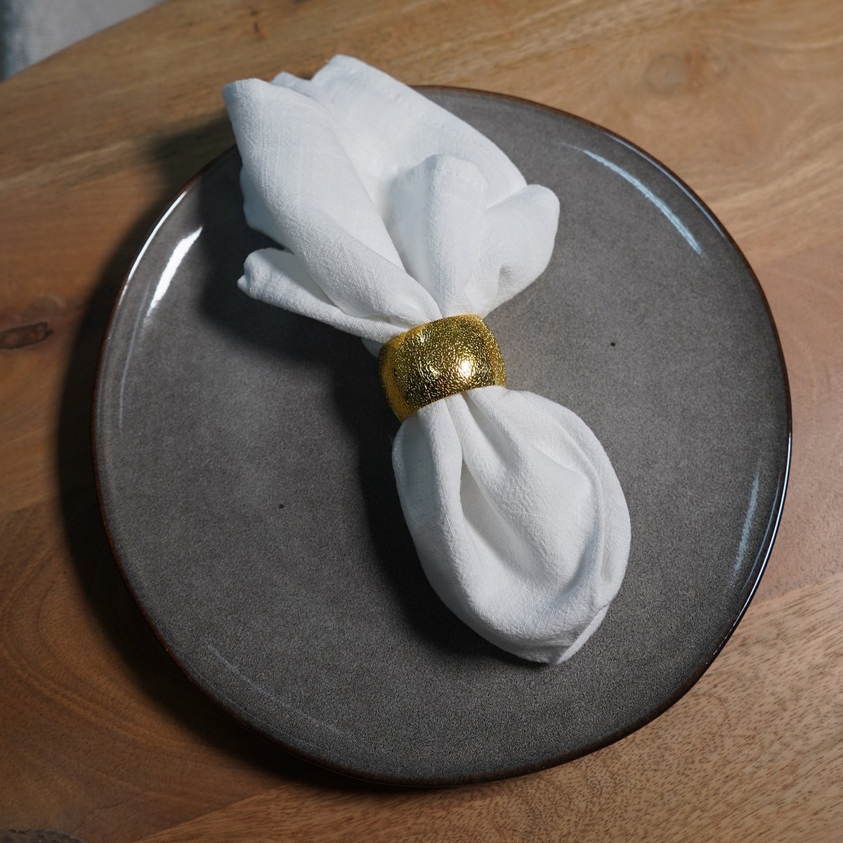 QUVIO Servet – Servetten – Katoenen servet – Servet katoen – Stoffen servet – Servet stof –Witte servetten – Servet Wit – Servet 40x40cm – Katoen – 40x40cm – Wit – Set van 4 — cadeau in Wonen & Interieur - foto 3