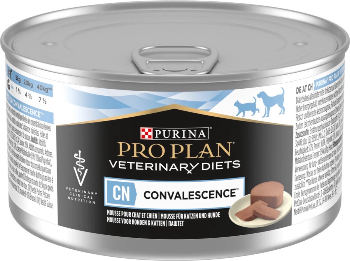 24x 195g PURINA PRO PLAN Diergeneeskundige Diëten CN Herstelmousse kattenvoer nat & hondenvoer nat