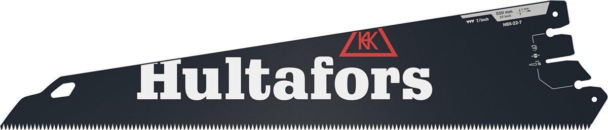 Hultafors BX-22-7 Zaagblad voor HBX handzaag - 550mm - 7TPI
