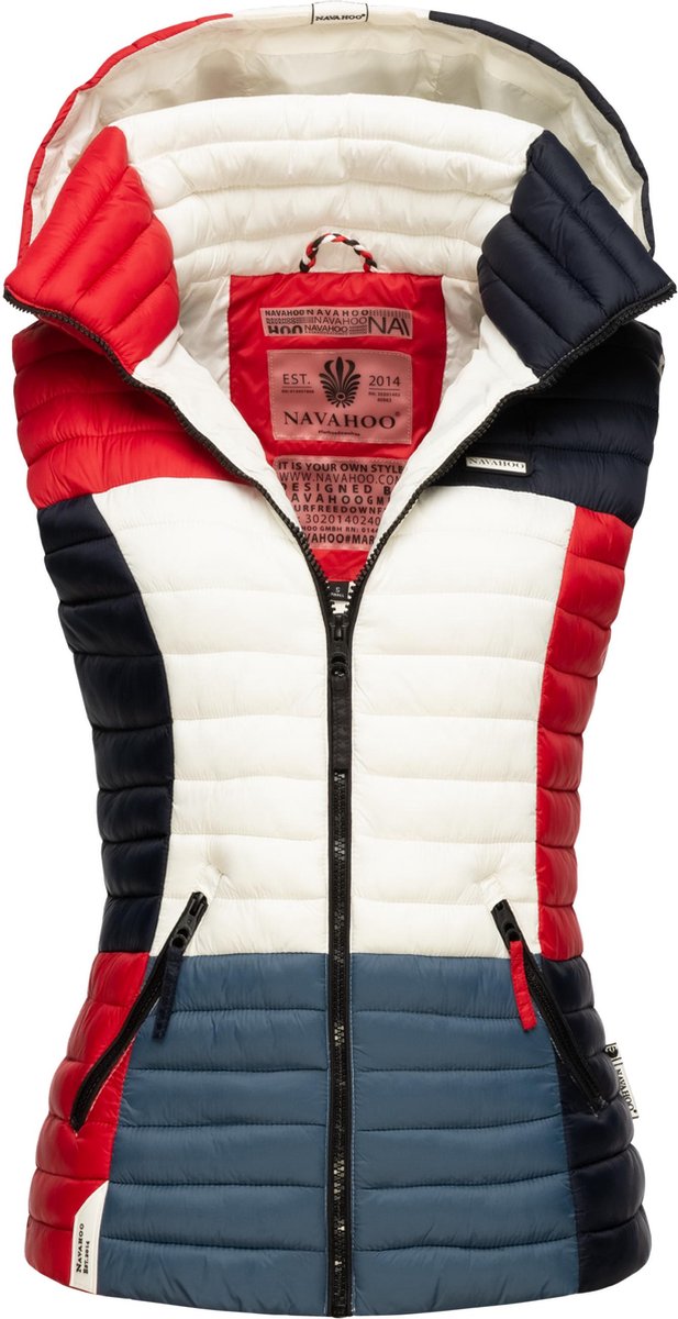 Navahoo Dames gewatteerd vest Shadaa Multikulti