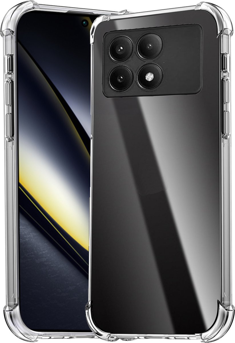 Hoesje geschikt voor Poco F6 Pro - Shockproof Transparant Back Cover Case