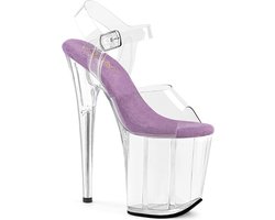 Pleaser - FLAMINGO808 Sandaal met enkelband, Paaldans schoenen - US 9 - 39 Shoes - Paars