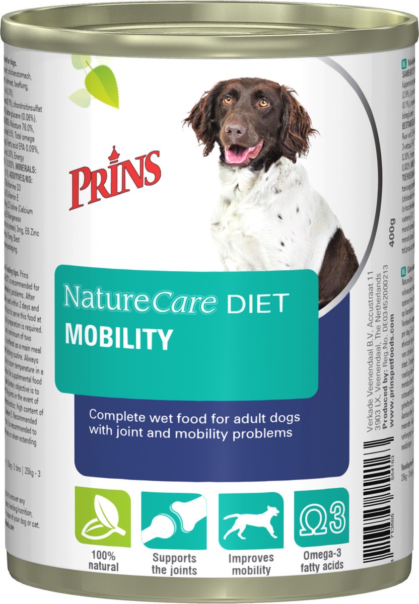 Prins NatureCare Hondenvoer Nat Diet Mobility 400 gr