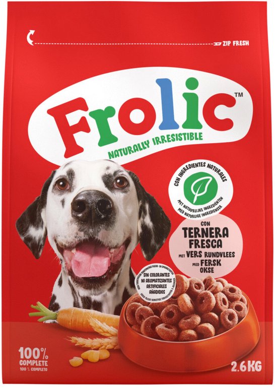 Frolic Droog Rund - Hondenvoer - 2.6 kg