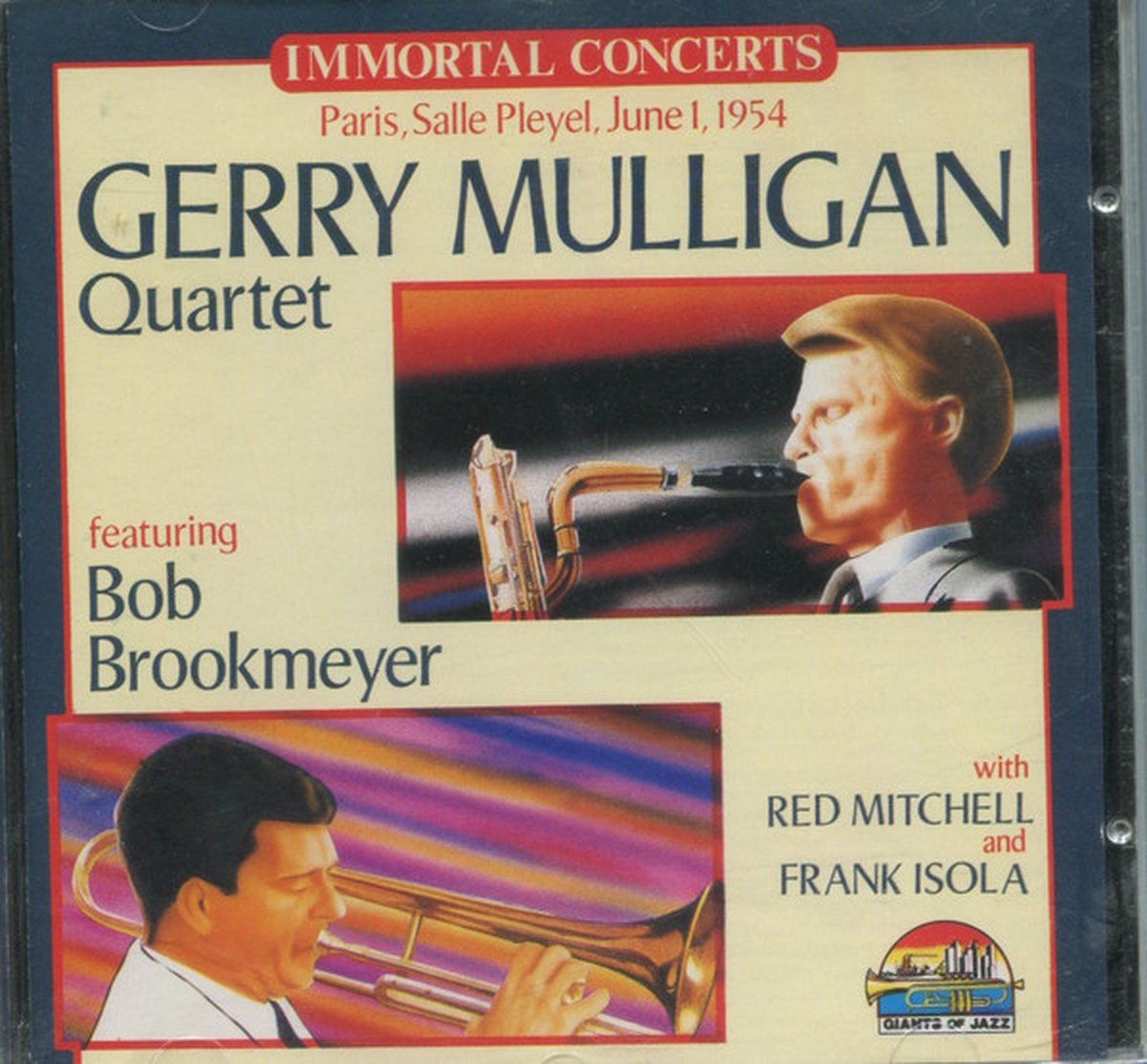Gerry Mulligan Quartet – Immortal concerts Paris, Salle Pleyel, June 1, 1954