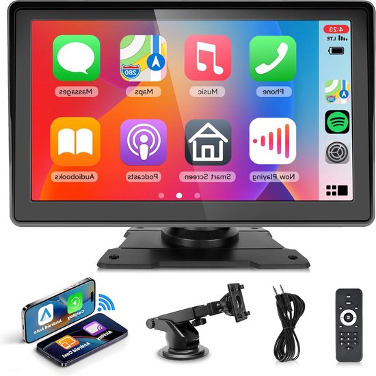 2dekans | CarMe CarPlay Scherm 10 Inch - Apple CarPlay & - Autonavigatie
