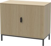 Vicco Lennox Ladekast – 80 x 45 cm met 2 deuren Eiken