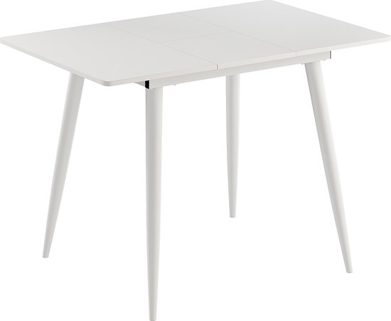 Vicco Eettafel Antraciet/gouden eik 100 x 80 cm Uitschuifbaar, Repose