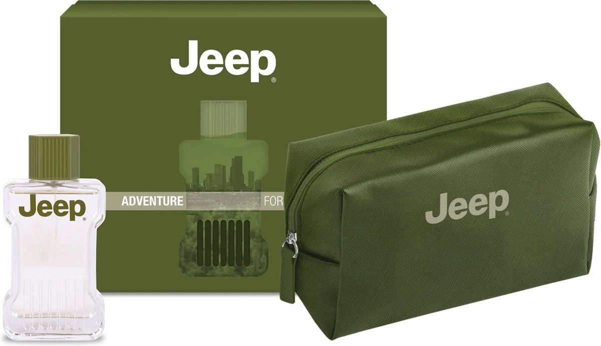 Goedkoopste JEEP ADVENTURE EDT 100 ml met Stoere Toilettas