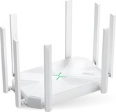 Bol.com Phreeze 4K Router - Wifi Versterker - 300 Meter Bereik - Dual Band - 1200 MBPs - Wi-Fi Repeater - Access Point - Wit aanbieding