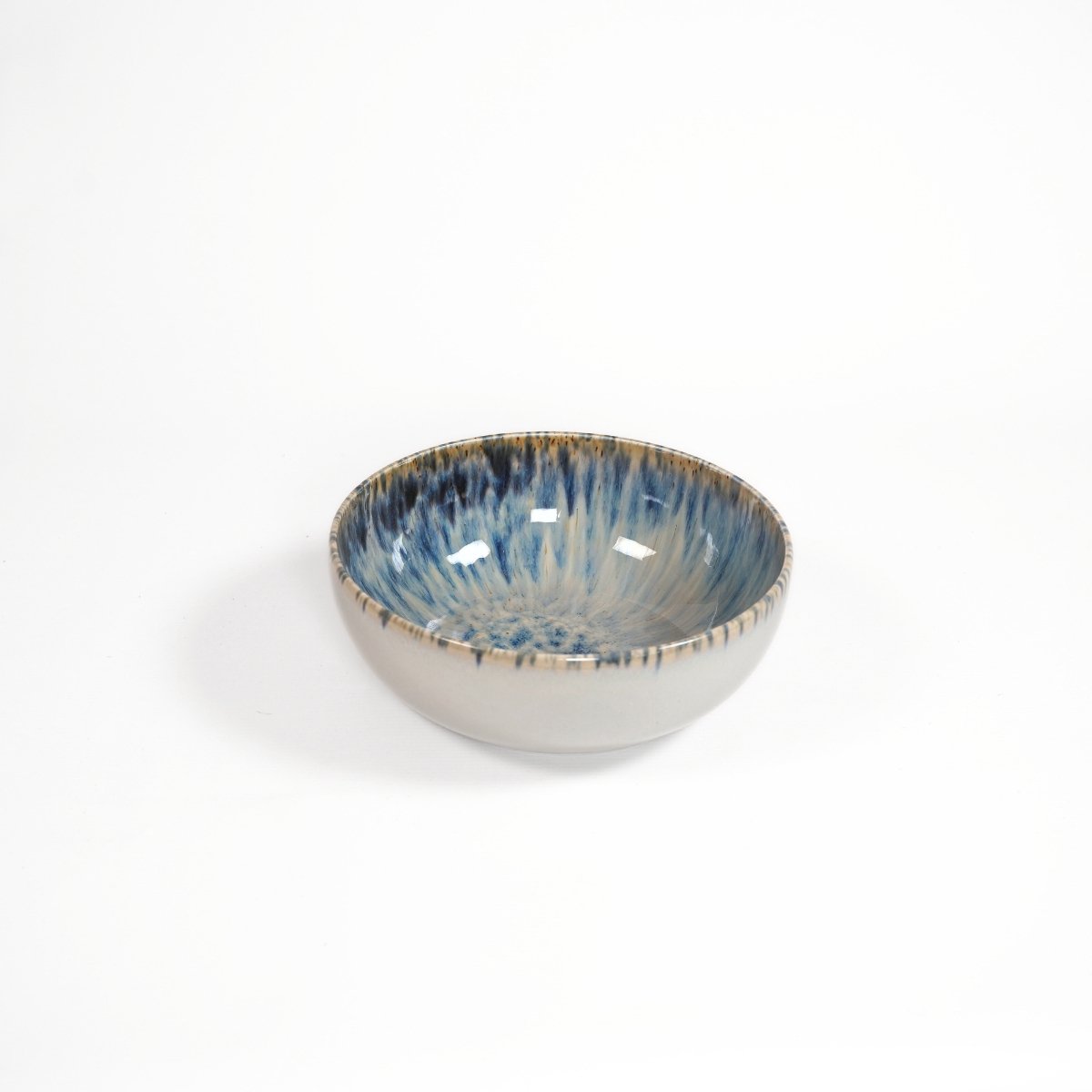 L’AMAR Blue Ocean - Handgemaakt Porselein Servies - Kom - 1 stuk