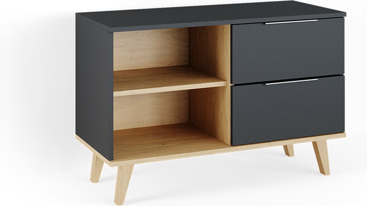Vicco Nautica TV-meubel – 90 x 61 cm Antraciet