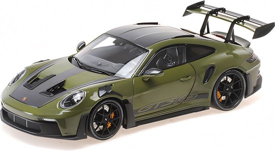 Maquette Porsche Porsche 911 Type 992 GT3 RS – 2024 / Vert Acide Modèle Réduit Taxi De Course