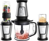 Bol.com Slow Juicer - Sapcentrifuge - Sapcentrifuge voor Groenten en Fruit - Sapmaker - 3-in-1 - Multifunctionele Keukenmachine ... aanbieding