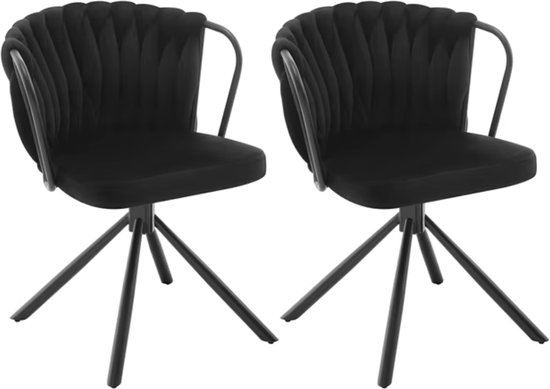 Travellife Barletta stoel Cross zwart