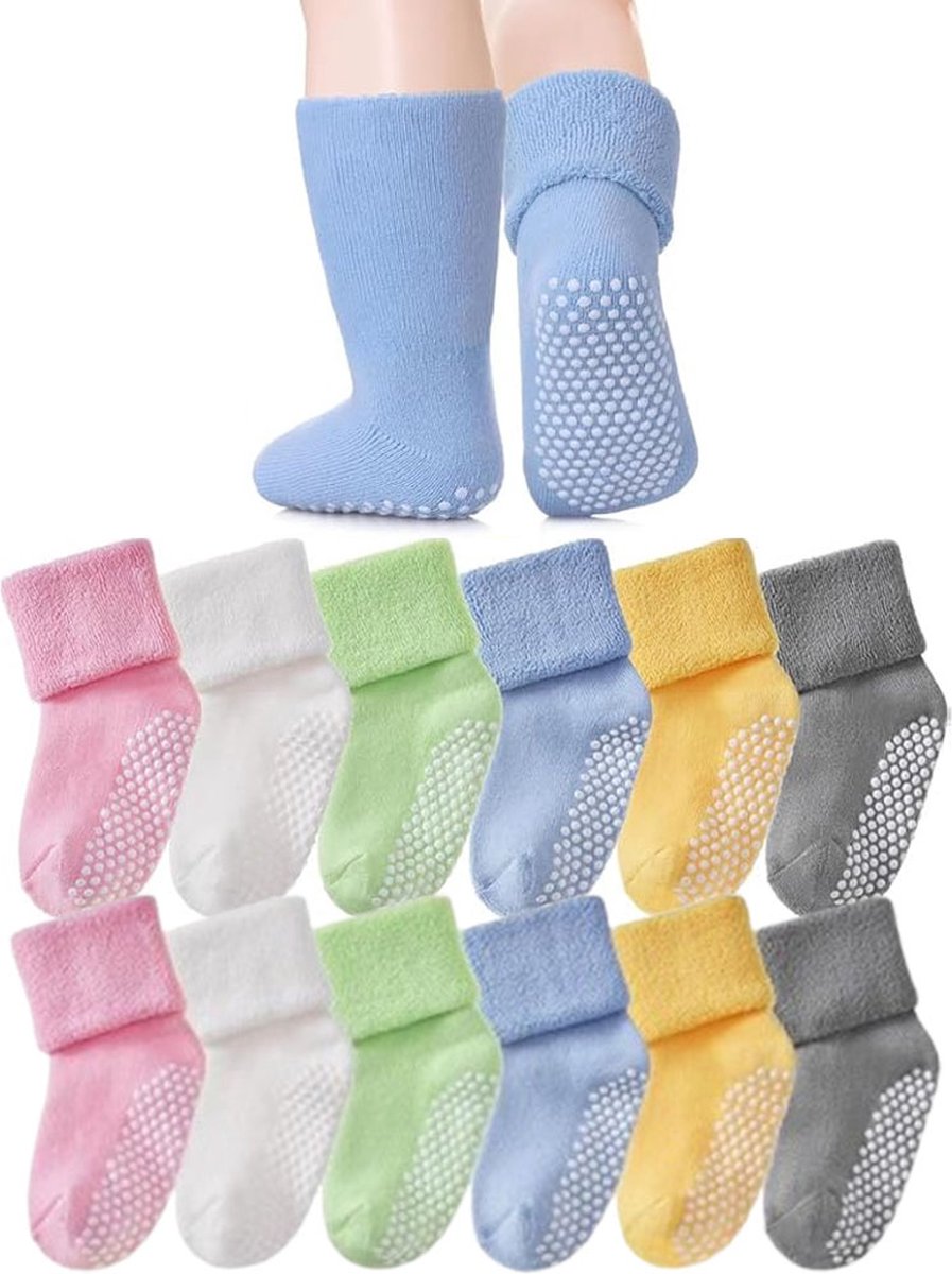 Babysokken met Antislip voor Peuters, Jongens & Meisjes