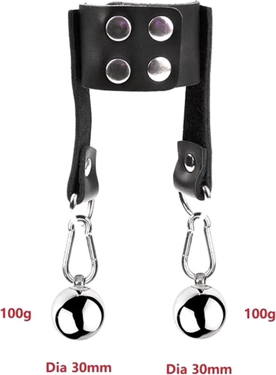 Goedkoopste Extreem balzak gewicht 100g – Verstelbare - Scrotum - One size - BDSM
