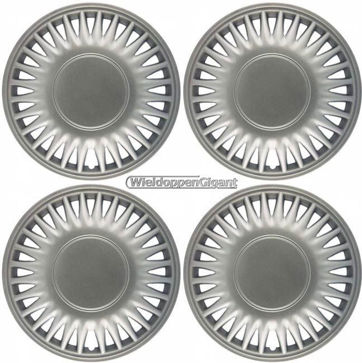J-Tec BOLLE Wieldoppen Camaro 15 inch zilver voor bestelwagens en campers. Set a 4 stuks.