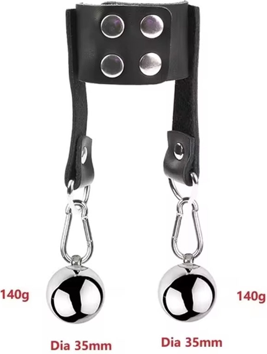 Goedkoopste Extreem balzak gewicht 140g – Verstelbare - Scrotum - One size - BDSM