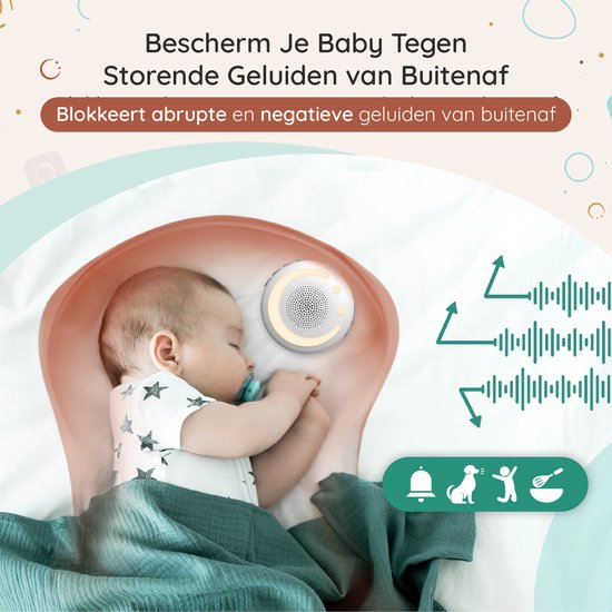 Numsy Shush White Noise Machine Bébé - Appareil à bruit Witte