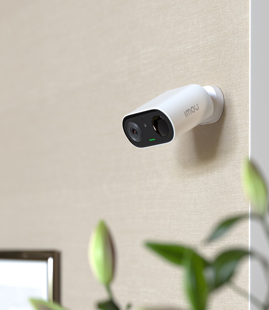 Afbeelding 3 van Imou Cell Go Full Color - Beveiligingscamera - 2K Draadloos Bewakingscamera Voor Buiten - 5000 mAH Accu - Eenvoudige Installatie - AI-Persoonsdetectie - Met Opslag - Smart Full Color Night Vision - IP65 Weerbestendig - Compatibel Met Zonnepaneel