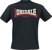 Lonsdale London Two Tone Heren T-shirt - zwart - 3XL