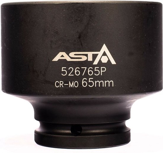 Douille à choc latérale 12 pans - 65mm - Douille à choc profonde - Douille à choc 3/4'' - ASTA