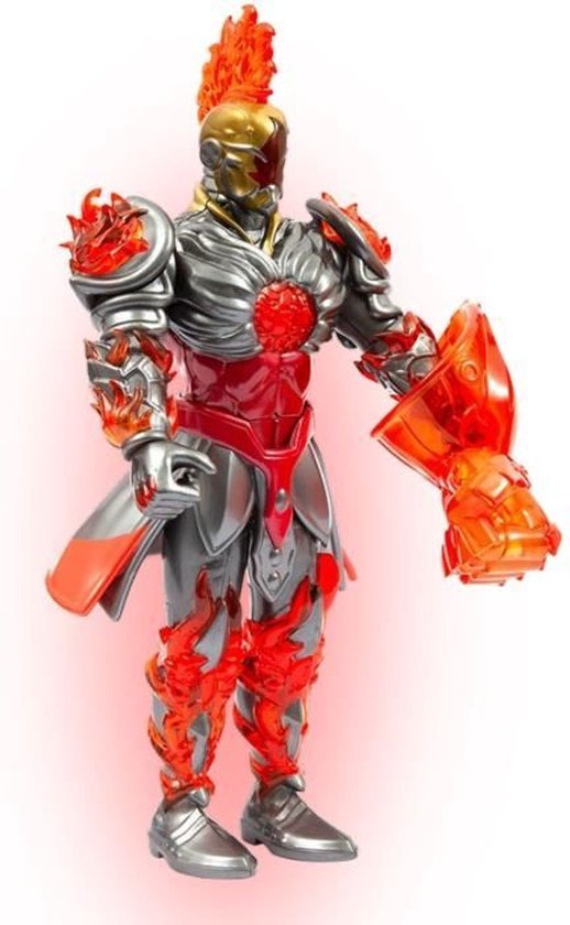 Gormiti Figur Rockard 27 Cm – Mit 7 Gelenken & Leuchtangriff, Für Kinder Ab 4 Jahren, Sammel-Figur Erde