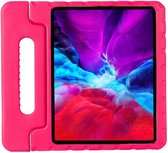 Étui CaseBoutique pour tablette Kinder compatible avec iPad Pro 12.9 (3e/4e/5e/6e génération) - Rose - Mousse EVA