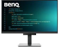 BenQ RD320U 32” 4K Eye-Care Programmeermonitor met 2000:1 contrastratio - Nano Matte Panel - MoonHalo - 90W USB-C - Codeermodi - Night Hours Protection - Ergonomisch design- Eye Care-technologie